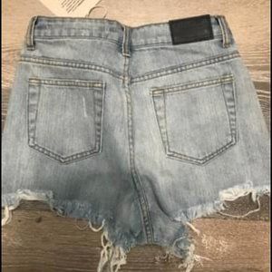 Kittenish cut off shorts